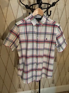 Boy's Ralph Lauren Short Sleeve Plaid Shirt - XL (18-20) - Picture 1 of 6