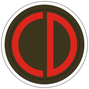 U.S. ARMY 85th Infantry Division Custer Division Insignia Patch vinyl decal for - Picture 1 of 1