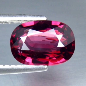2.18 CT 9X6MM AMAZING GEM! RICH PURPLE PURPLE RHODOLITE NATURAL GARNET GEMSTONES - Picture 1 of 3