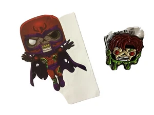 Marvel Collector Corps Zombies Undead Magneto Aufkleber und Zombie Gambit Pin - Bild 1 von 1