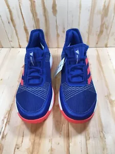 adidas Adizero Club K Junior Tennis Shoe (Blue/Red/White) SZ 5 168 169 - Picture 1 of 8