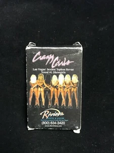 Vintage Crazy Girls - Las Vegas' Riveria - Sexiest Topless Revue - Playing Cards - Picture 1 of 3