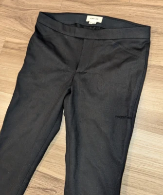 Helmut Lang Womens designer Wool Elastic Dress Pants Black Size 2 - Ripped/Flaws - Image 1 of 4