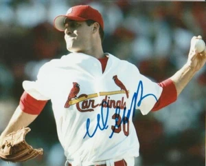 MARK MULDER SIGNED ST.LOUIS CARDINALS 8x10 PHOTO #2 Autograph PROOF - Picture 1 of 2