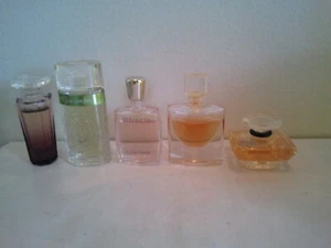 Bulk Lot Of 5 x New & Not New Lancome Miniatures Women's Perfume Fragrances - Picture 1 of 5