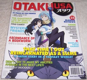 Otaku USA Magazine April 2020 Manga Anime Saiki K. - Picture 1 of 2