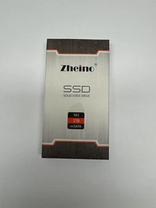 Zheino 1TB SSD M3 mSATA - Internal Mini SATA SSD Drive 3D Nand Flash SSD - Picture 1 of 3