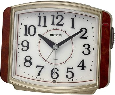 Rhythm "Alarm Clock" Electronic Sound Alarm 8RE644SR23  (light / dark sensor) - Image 1 of 4