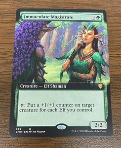 MTG Commander Legends - 1x Extended Art Immaculate Magistrate - NM - Picture 1 of 1