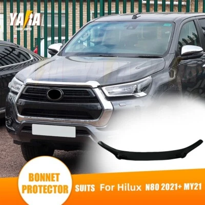 Protetor de capô adequado para Hilux N80 2021+ MY21 protetor colorido - Imagem 1 de 4
