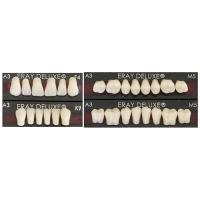 Denti per protesi 3 strati Eray deluxe  10 Set  di 28 denti - Immagine 1 di 4