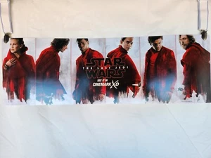 Disney Star Wars The Last Jedi 23.5"x7.5" Original Movie Promo Poster Cinemark - Picture 1 of 3