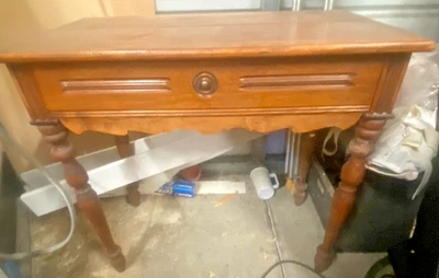 Antique Spinet Desk/Writing Desk - Image 1 of 4