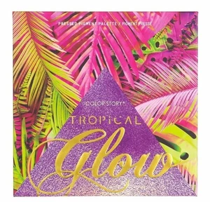 Color Story Pressed Pigment Eyeshadow Palette - Tropical Glow - 0.54oz Lot Of 12 - Picture 1 of 4