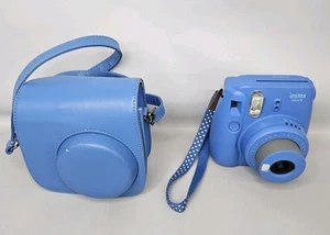 Fujifilm Instax Mini 9 Instant Film Camera Blue Tested Working - Picture 1 of 7