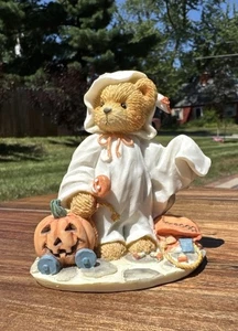 🎃 1994 Enesco Cherished Teddies Stacie~You Lift My Spirit~Halloween Figurine - Picture 1 of 17