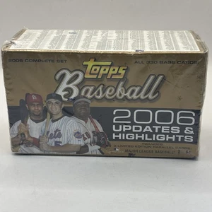 2006 TOPPS BASEBALL UPDATES AND HIGHLIGHTS COMPLETE SET FACTORY SEALED MLB 330CT - Picture 1 of 6