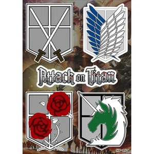 Attack on Titan Factions Sticker Pack | Scout Garrison Regiment Military Police - Picture 1 of 1