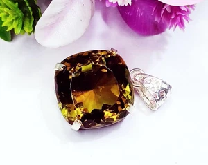Farbwechsel Zultanit GS massiver Silber Anhänger 59,80 ct zertifiziert lose Edelsteine - Bild 1 von 9