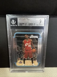 2003-04 Bowman #123 LeBron James Cavaliers RC Rookie BGS 9 - Picture 1 of 2