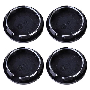 Auto 4 Stück Wagen 50mm Rad Center Rand Hub Kappen Abdeckungen Reifen - Picture 1 of 5