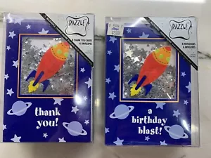 Vtg Razzle Dazzle Invitations & Thank You Notes - Picture 1 of 2