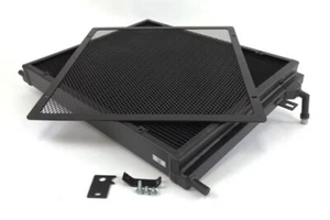 CSF Black Front Mount Aluminum Heat Exchanger + Guard For 15-20 BMW M2 M3 M4 S55 - Picture 1 of 5