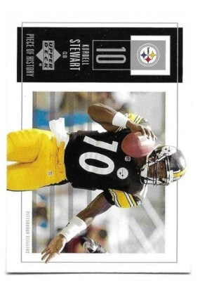 KORDELL STEWART 2002 UPPER DECK PIECE OF HISTORY CARD NEAR MINT CONDITION - Image 1 of 2