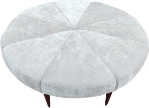 Grande pouf rotondo color grigio - Italia, anni '60 FYYY - Picture 1 of 6