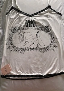 Agent provocateur Rare Vintage White Swan Camisole Vest Size S (8-10) - Picture 1 of 5