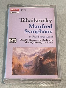 Tchaikovsky - Manfred Symphony - Audio Cassette Tape Album - 1988 Chandos - Picture 1 of 5
