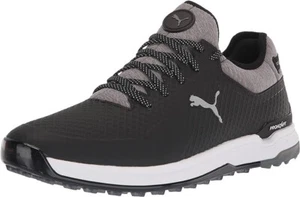 PUMA GOLF Men's Proadapt Alphacat Spikeless Golf Shoe - Black Hybrid 11 Wide - Picture 1 of 6