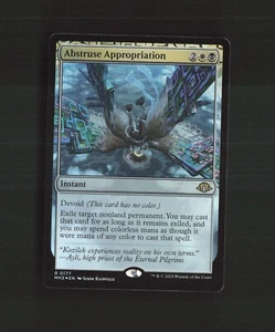Tarjeta Abstruse Appropriation 177 Modern Horizons 3 láminas rara Magic The Gathering LP+ - Imagen 1 de 2