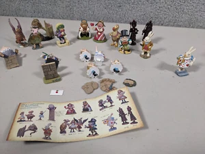 Alice's Adventures in Figureland Wonderland Figurines 23 Pieces Set Lot - Picture 1 of 5