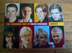 Cartolina David Beckham emessa da Match Football Magazine - Foto 1 di 2