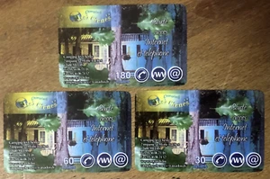 17 MIDIS LES CHÊNES 3 CARTES PASSMAN INTERNET PREPAYÉE TELECARTE PHONECARD CARTE - Imagen 1 de 2
