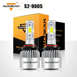 AUXBEAM 9005 LED Headlight Bulbs High Beam for Chevy Silverado 1500 2500 3500 6K - Picture 1 of 12