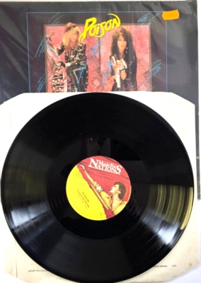 Poison Talk Dirty To Me 12” Vinyl record in picture sleeve 1986 hard rock - Image 1 of 4