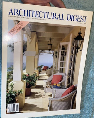 Architectural Digest Magazine El Sarmiento Restored Teague Bay July 1991 - Image 1 of 3