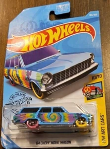 Chevy Nova Wagon 2017 Hot Wheels '64 ~ autos artísticos ~ nuevo ~ ~ T8265 - Imagen 1 de 6