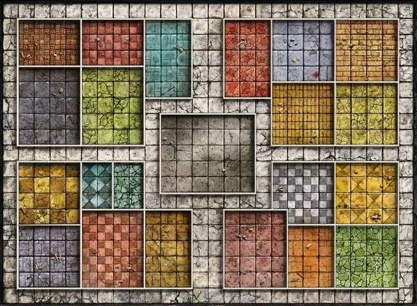 PREMIUM HeroQuest 2021 Size Vinyl Game Board Mat Hero Quest 26.66" x 19.54" - Image 1 of 1