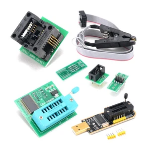 USB Programmer Kit with SOP8 Clip EEPROM Burner BIOS Flasher SPI Flash Q8F3 - Picture 1 of 9