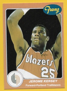 1984-85 Star Co. Franz Trailblazers #6 JEROME KERSEY Rookie RC - Foto 1 di 1