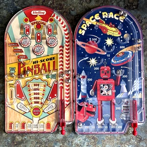 Schylling Pinball Games Hi Score 2018 & Space Race 2006 LOT of 2 MINT COND - Picture 1 of 6