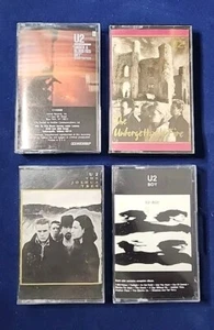 U2 CASSETTE TAPE LOT (4) - Picture 1 of 1