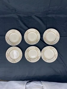 6 handbemalte Dessertschalen König Qualität 22 Kt Gold - Bild 1 von 9