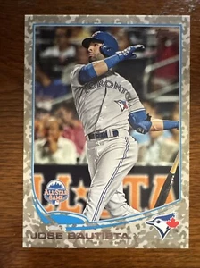 2013 Topps Update Series - Jose Bautista #US258 Desert Camo Foil /99 Blue Jays - Picture 1 of 3