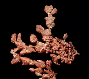 ¡Cristales de cobre nativos!!! - KAZAJSTÁN PROVINCIA DE KARAGANDÍA MINA ITAUZ /kw976 - Imagen 1 de 10