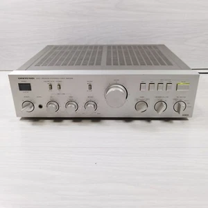 1983 Onkyo A-8015 Integra Servo Stereo Integrated Amplifier - SILVER - UK plug - Picture 1 of 11