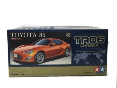 TAMIYA 1/18 #58530 RC TOYOTA 86 TA06 Chassis Model Kit - Image 1 of 4
